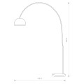 Lampa podłogowa COSMO S chrom