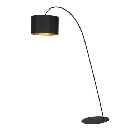 Lampa stojąca podłogowa ALICE L czarny/złoty
