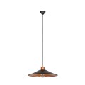 Lampa wisząca industrialna GARRET M czekoladowy/miedź