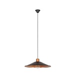 Lampa wisząca industrialna GARRET M czekoladowy/miedź