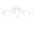 Lampa sufitowa EYE SUPER VI biały
