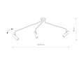 Lampa sufitowa EYE SUPER III czarny