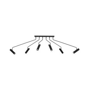 Lampa sufitowa EYE SUPER VI czarny