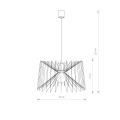 Lampa wisząca NESS czarny