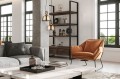 Lampa wisząca industrialna AMALFI L złoty