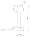 Lampa zewnętrzna MAHE LED czarny