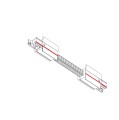 CTLS RECESSED POWER FLEX CONNECTOR BL