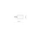 CTLS RECESSED POWER END CAP, RIGHT (PE-R)
