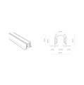 CTLS RECESSED TRACK 3 CIRCUIT 1M