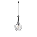 Lampa wisząca nowoczesna LUKSOR S czarny