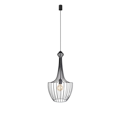 Lampa wisząca nowoczesna LUKSOR S czarny