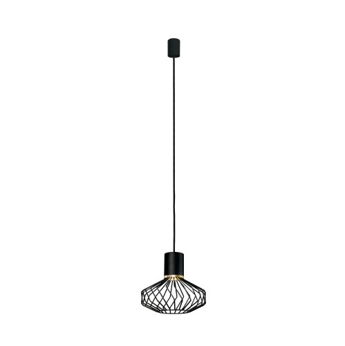 Lampa wisząca nowoczesna PICO czarny/mosiądz