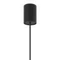 Lampa wisząca 1-punktowa metalowa ABI L czarny