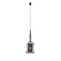 Lampa wisząca 1-punktowa metalowa ABI S czarny