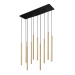 Lampa wisząca LASER 490 X mosiądz/czarny
