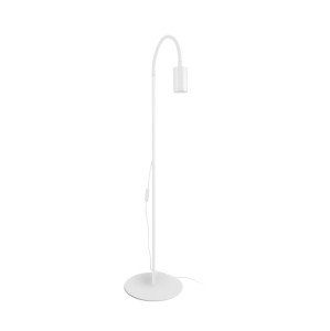 Lampa podłogowa 1-punktowa nowoczesna EYE FLEX biały