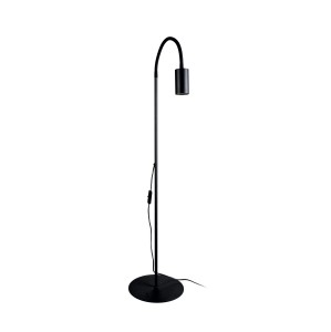 Lampa podłogowa 1-punktowa nowoczesna EYE FLEX czarny