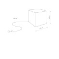 Lampa ogrodowa CUMULUS CUBE M