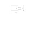 PROFILE RECESSED POWER END CAP