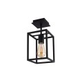 Lampa sufitowa loftowa CRATE czarna