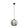 Lampa wisząca nowoczesna POLARIS chrom/czarny