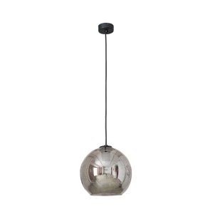 Lampa wisząca nowoczesna POLARIS dymiony/czarny