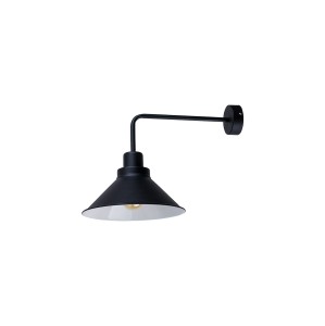 Kinkiet industrialny CRAFT czarny/biały