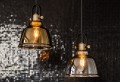 Lampa wisząca industrialna AMALFI M złoty