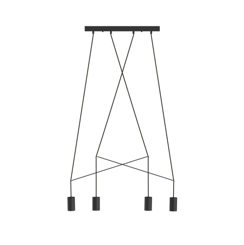 Lampa wisząca listwa IMBRIA IV czarny