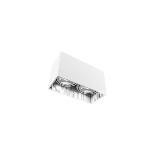 Lampa natynkowa 2-punktowa GROOVE biały