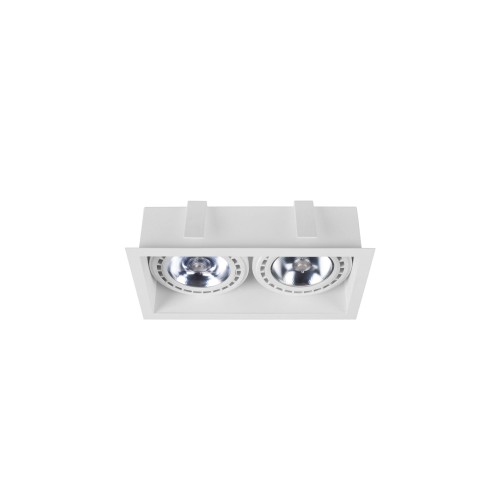 Lampa sufitowa punktowa podtynkowa MOD II biały