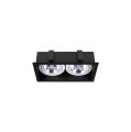 Lampa sufitowa punktowa podtynkowa MOD II czarny