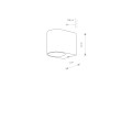 Kinkiet zewnętrzny ARRIS I IP54 srebrny