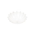 Lampa sufitowa z tkaniny FORM L biały