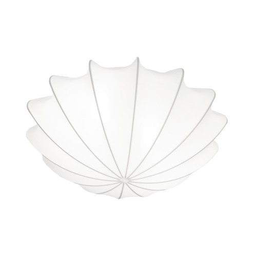Lampa sufitowa z tkaniny FORM M biały