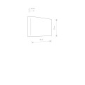 Kinkiet nowoczesny HAGA grafitowy