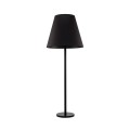 Lampa podłogowa z abażurem MOSS czarny