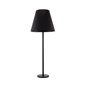 Lampa podłogowa z abażurem MOSS czarny