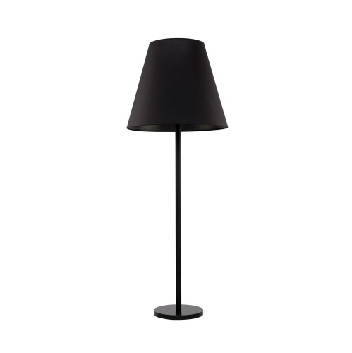 Lampa podłogowa z abażurem MOSS czarny