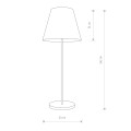 Lampa podłogowa z abażurem MOSS czarny