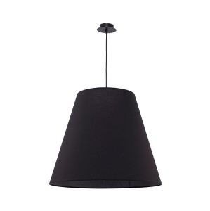 Lampa wisząca z abażurem MOSS czarny