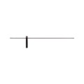 Kinkiet minimalistyczny IMPULSE LED L czarny