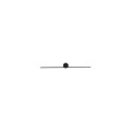 Kinkiet nowoczesny PIN LED S czarny