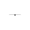 Kinkiet nowoczesny PIN LED S czarny