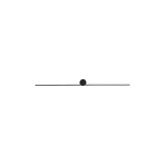 Kinkiet nowoczesny PIN LED M czarny