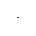 Kinkiet nowoczesny PIN LED L czarny