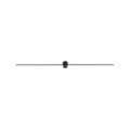 Kinkiet nowoczesny PIN LED L czarny