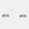 Lampa sufitowa z abażurami FALCON szary