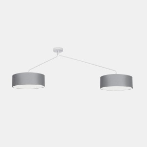 Lampa sufitowa z abażurami FALCON szary