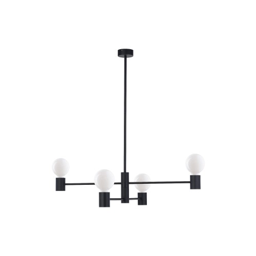 Lampa sufitowa wisząca 4-punktowa RADIUS czarny
